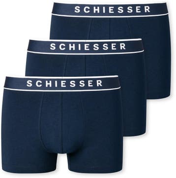 Schiesser - Maat XXL 95/5 Organic Heren Shorts - Donker, Verzenden