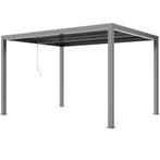 Riviera 3x4m lamellen overkapping met LED aluminium, Tuin en Terras, Tuinsets en Loungesets, Ophalen of Verzenden, Nieuw, Aluminium