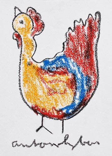 Anton Heyboer (1924-2005) - Kip (Chicken)