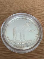 Ghana. 500 Sika 2002 - Wild Dog - 20g (.925) (Zonder