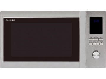 Sharp R-982STWE - Combi magnetron - 42L - 1000W - Stainless, Verzenden, Zo goed als nieuw