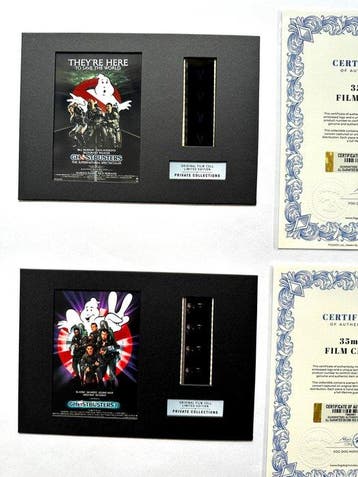 Ghostbusters – Rare Set of 2 Mounted 35mm Film Cells –, Nieuw