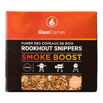 Giant Flames BBQ rookhout doos snippers oak, Ophalen of Verzenden, Nieuw