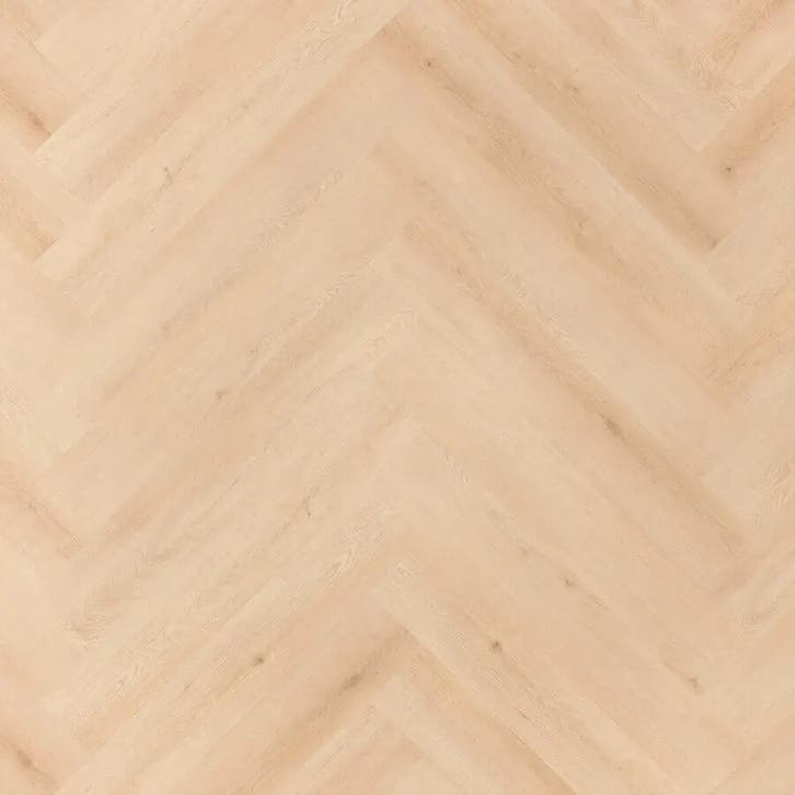 FLOER Walvisgraat PVC FLR-3524 Cetus Creme PVC, Huis en Inrichting, Stoffering | Vloerbedekking, Overige typen, Overige kleuren