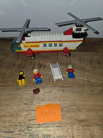 Lego Set - 6482 - Classic Town - Rescue Helicopter, Nieuw