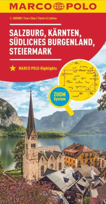 Marco Polo Wegenkaart 02 Salzburg, Karinthië |  | Nieuw, Boeken, Ophalen of Verzenden, Nieuw