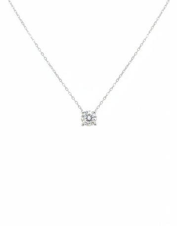 Halsketting - 14 karaat Witgoud - 1.03ct. tw. Diamant, Nieuw