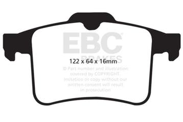 EBC 10-15 Jaguar XF 5.0 Supercharged (470) Yellowstuff Rear, Ophalen of Verzenden, Nieuw