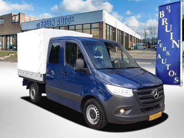 Zakelijke Lease |  Mercedes-Benz Sprinter Pick-up 150Pk CDI, Automaat, Stof, Gebruikt, Euro 6