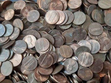 Amerikaanse pennies per kilo, Postzegels en Munten, Ophalen of Verzenden, Midden-Amerika, Losse munt