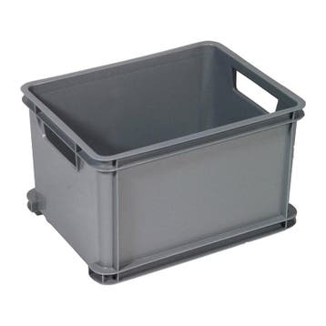 Curver Unibox opbergbox 30 liter zilver - Maat L, Ophalen of Verzenden