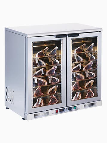 Dry Aged Kast - 2-Deurs - 200 Liter - Zilver - 230V - G-Line, Verzenden, Nieuw in verpakking