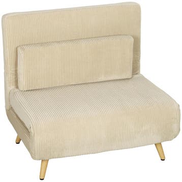 Schlafsessel 3-in-1, Ausklappbarer Sessel Aus Cord Mit Schla, Verzenden, Nieuw