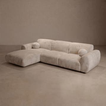 Hoekbank Nova €1499! Beige, Terra, Groen, Taupe en Roze, Verzenden, Hoekbank, Driepersoons, 300 cm of meer