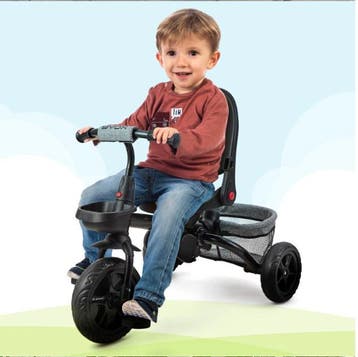 6-in-1 Kinderdriewieler met Duwstang en Zonnescherm, Verzenden, Nieuw