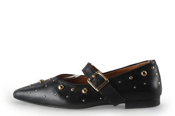 Babouche Ballerinas in maat 36 Zwart, Verzenden, Zwart, Ballerina's, Zo goed als nieuw