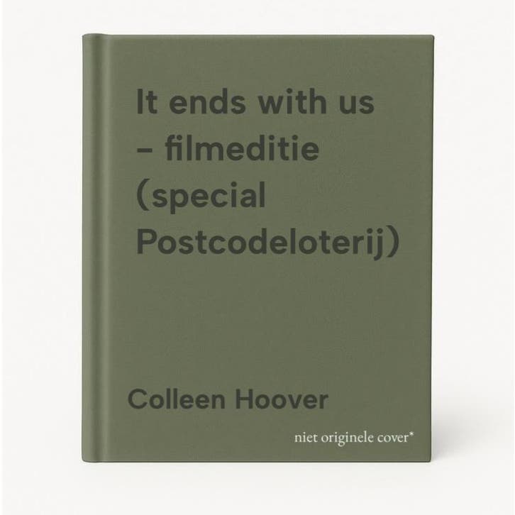 It ends with us - filmeditie (special Postcodeloterij), Boeken, Literatuur, Gelezen, Verzenden