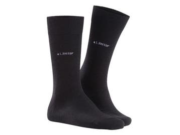 Veiling - 24x Zwarte Heren sokken maat 39-42 A.L. Hector, Kleding | Heren, Nieuw
