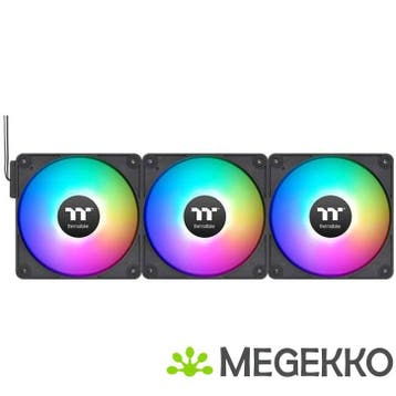 Thermaltake CT140 EX ARGB Sync Ventilator 14 cm Zwart 3, Verzenden, Nieuw