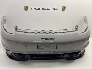Porsche 992/1 Turbo S ORIGINELE achterbumper met sierstukken, Ophalen, Gebruikt, Porsche, Achter