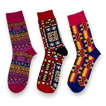 Afrikaanse sokken / Afro sokken / kente / Mud / Samakaka pri, Ophalen of Verzenden, Nieuw