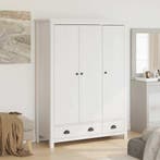 vidaXL Kledingkast Hill 3 deuren 127x50x170 cm massief, Huis en Inrichting, Kasten | Kledingkasten, Verzenden, Nieuw