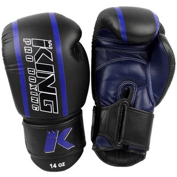 King Pro Boxing (Kick)BoksHandschoenen Zwart Blauw KPB/BG El, Ophalen of Verzenden, Nieuw
