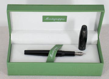 Montegrappa - Montegrappa Fortuna Resin & Ruthenium Fountain, Nieuw