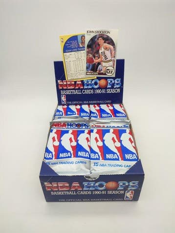 1990/91 NBA Hoops - Search for legends like MIchael Jordan,, Nieuw