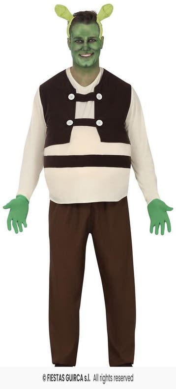 Shrek Kostuum, Verzenden, Nieuw, Feestartikel