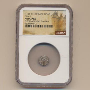 . Hongarije Bela II. Denar ND / 1131-1141 (Zonder