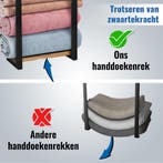 SV Living Handdoekrek - Handdoekhouder - Voor Badkamer en, Huis en Inrichting, Ophalen of Verzenden, Nieuw