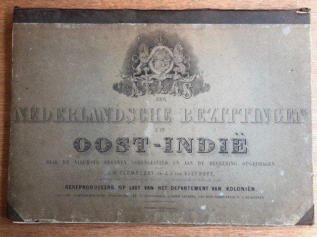 J.W. Stemfoort & J.J. ten Siethoff - Atlas der Nederlandsche, Boeken, Atlassen en Landkaarten