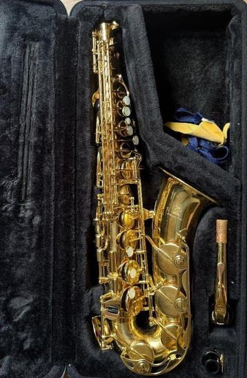 Yamaha YAS-280 Altsaxofoon – Speelklaar, Muziek en Instrumenten, Blaasinstrumenten | Saxofoons, Ophalen of Verzenden, Gebruikt