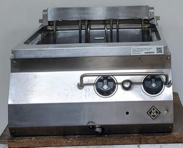 Occasion MKN dubbele electrische friteuse, Zakelijke goederen, Horeca | Keukenapparatuur, Ophalen, Gebruikt