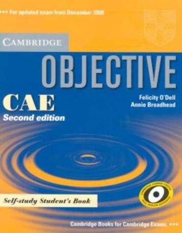 Objective CAE Self-study Students Book - Felicity ODell, Boeken, Verzenden, Gelezen, Felicity O'Dell
