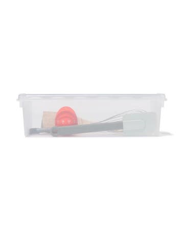 HEMA Opbergbox 3.5L Madrid transparant 38x14x11, Verzenden, Nieuw