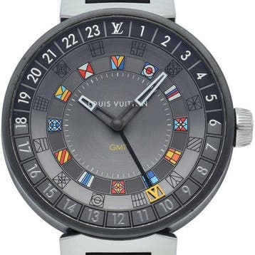 Louis Vuitton - Tambour Moon Dual Time GMT Watch 1.7 -, Nieuw