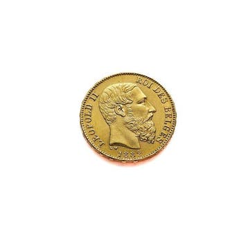 België. Leopold II. 20 Francs 1882 Leopold II