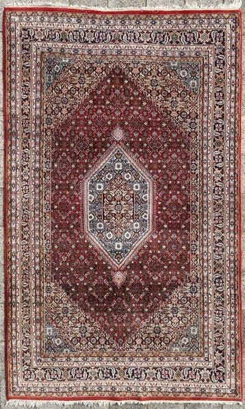 Indo Tabriz Mahi - gereinigd - handgeknoopt - wol - Tapijt -, Nieuw
