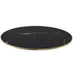 Sintered Stone tafelblad rond 60 en 70 cm met sierring, Ophalen of Verzenden, Nieuw in verpakking, Meubilair
