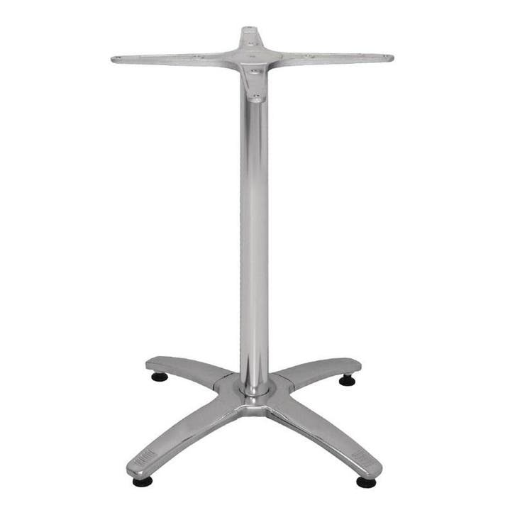 Tafelonderstel | Aluminium | Glanzend | 650x650x680(h)mm, Zakelijke goederen, Horeca | Keukenapparatuur, Nieuw in verpakking, Verzenden
