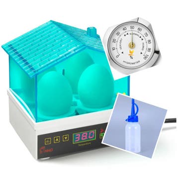 Mini broedmachine 4 eieren + GRATIS broedeieren vanaf €25, Verzenden, Nieuw, Broedmachine