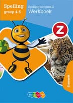 2 Spelling oefenen groep 4-5 / Z-Spelling Werkboek 2, Verzenden, Zo goed als nieuw, Marielle van der Borgh