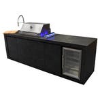 Emberhaus Bar en Grill buitenkeuken 263x70xH120 cm grijs, Ophalen of Verzenden, Nieuw