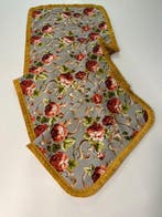 San Leucio - romantische kasjmier plaid met bloemen - Plaid