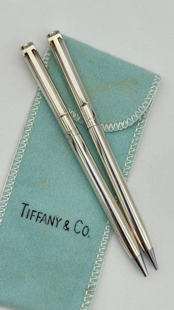 Tiffany & Co - Clip T Sterling Ballpoint Pen & Mechanical, Nieuw