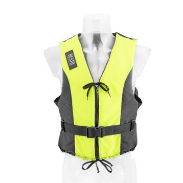 Besto Zwemvest Dinghy Zipper 50N Zwart/Geel, Ophalen of Verzenden, Nieuw