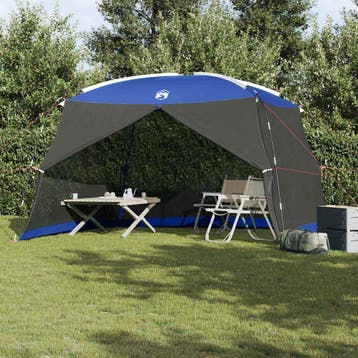 vidaXL Muskietentent met dak Azure Blauw 380 x 380 x 225 cm, Verzenden, Nieuw, Tot en met 2