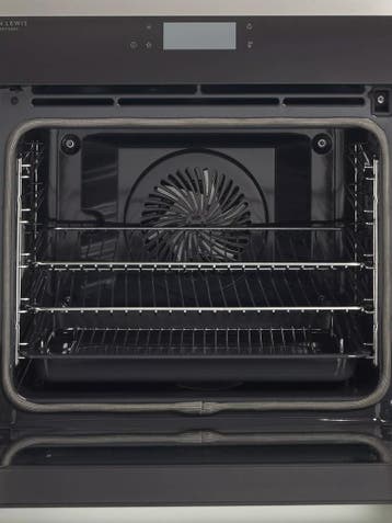 John Lewis JLBIOSS750 Elektrische Oven 59 cm 71 liter, Ophalen of Verzenden, Nieuw, Hete lucht, 45 tot 60 cm
